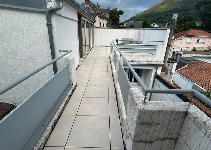 Apartment Le Belvedere - 9 Min Sanctuaires - 3 - 2 Salles De Bain - Terrasse & Vue Panoramique Lourdes