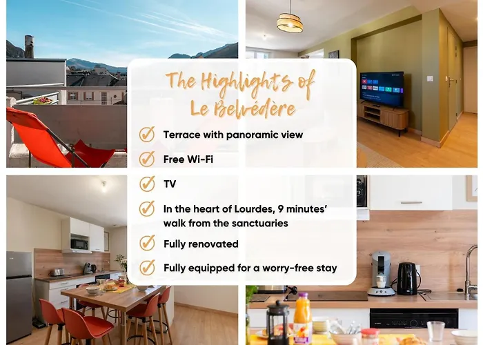 Διαμέρισμα Le Belvedere - 9 Min Sanctuaires - 3 - 2 Salles De Bain - Terrasse & Vue Panoramique